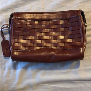 Aigner Woven Redwood Bag